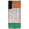 Ireland Flag Dark Wood Galaxy S21 FE Clear Case